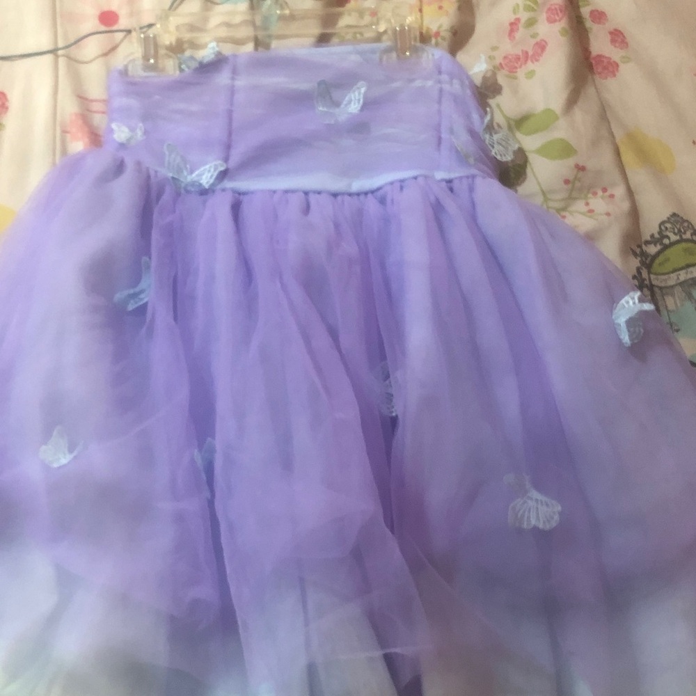 Forever 21 Strapless Purple Dress